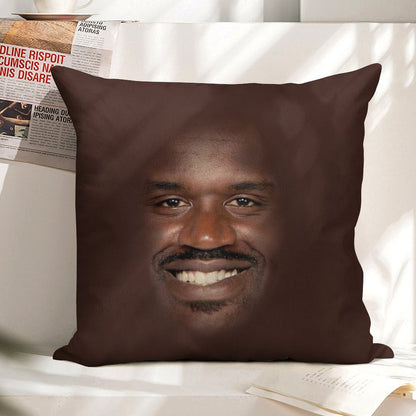 Shaq Fu Linen Throw Pillow Cover