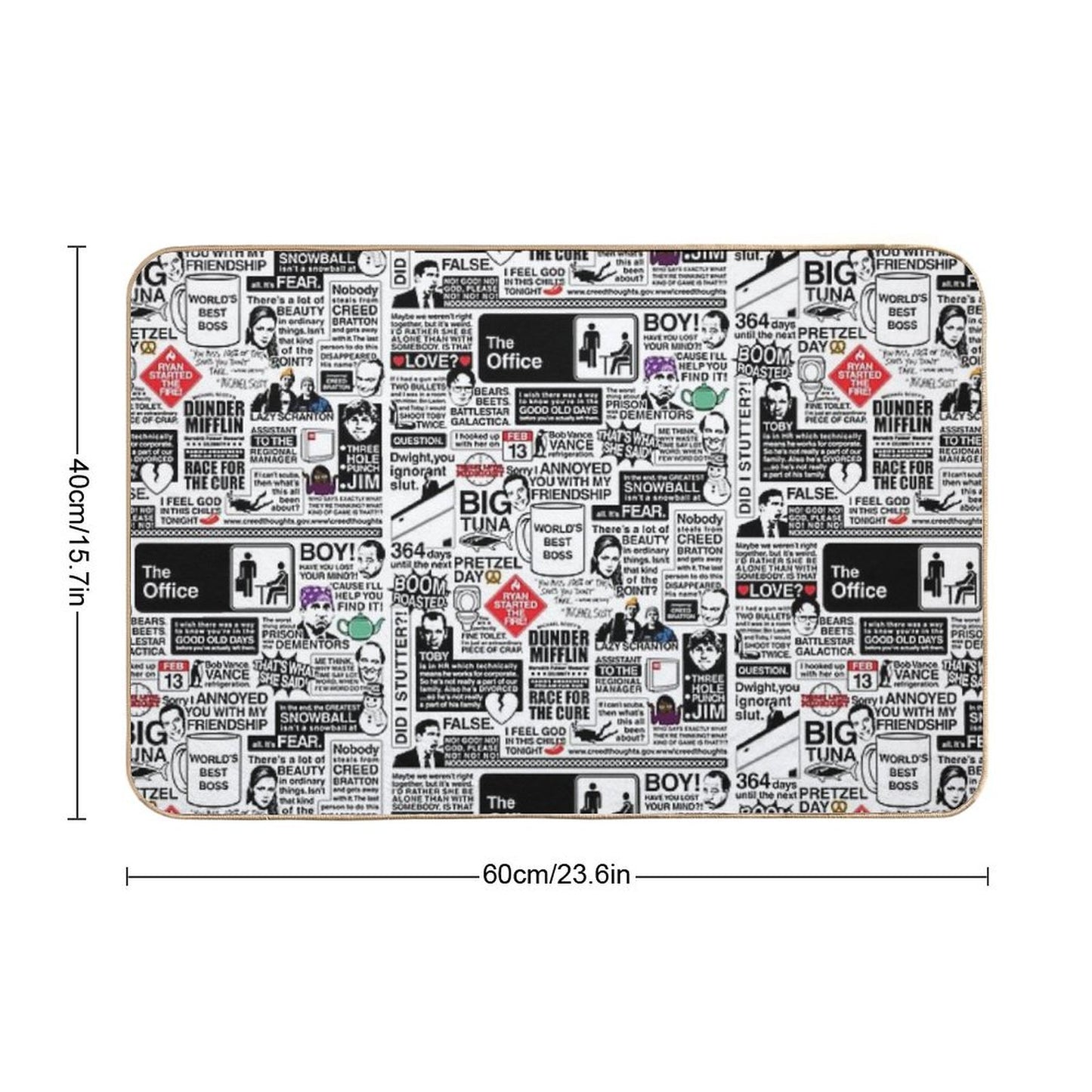 Wise Words From The Office - The Office Quotes (Variant) Bath Mat