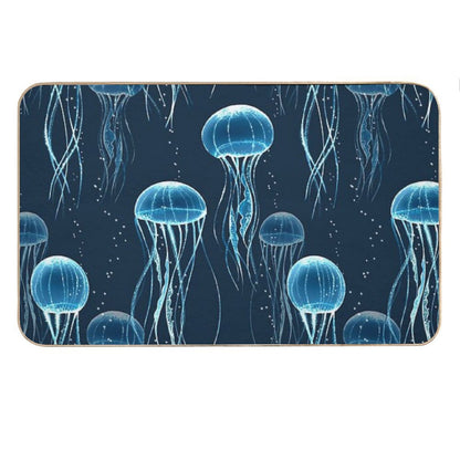Glowing Jellyfish Bath Mat