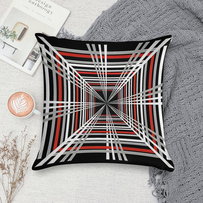 Tesla Plaid Badge Design 8K UHD Soft Shrink-Resistant Throw Pillow