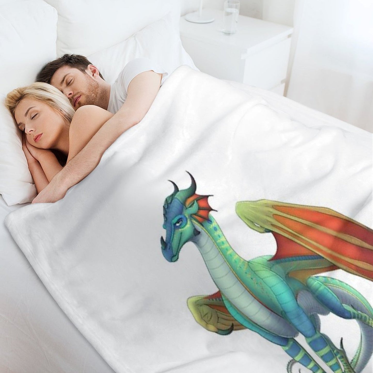 Glory The RainWing Throw Blanket