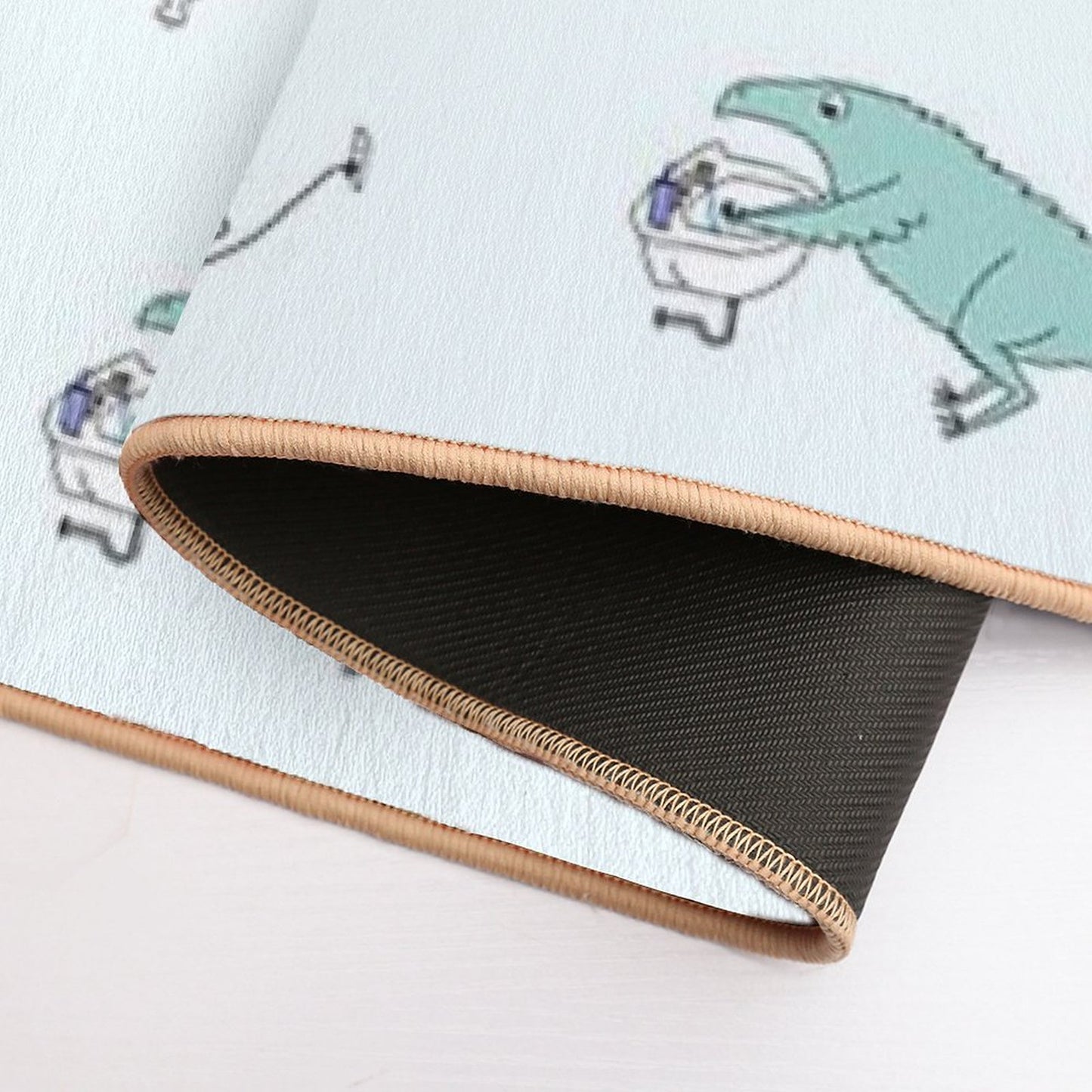 Bathroom Dinosaur Pattern Bath Mat