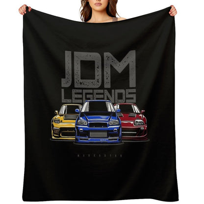 JDM Legend Throw Blanket