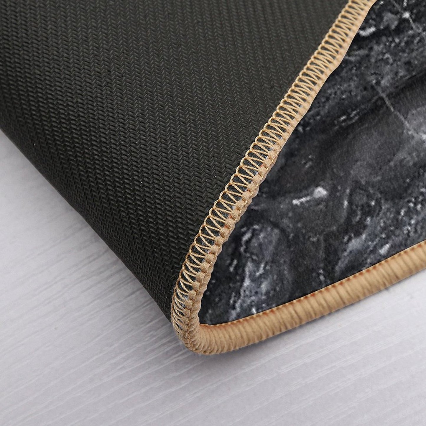 Get Naked Black Marble Bath Mat