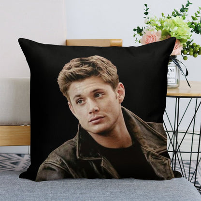 Dean Winchester Supernatural Linen Throw Pillow Cover