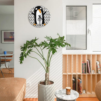 Brenda Penguin Clock Wall Clock