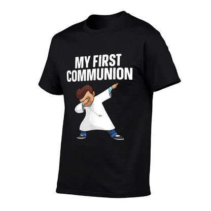 First Communion Art For Boys Girls Kids 1st Holy Communion T-Shirt