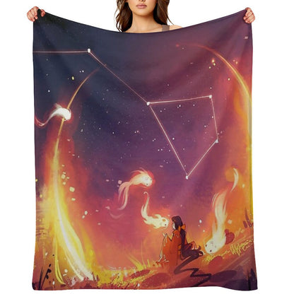 Sky Dancer Throw Blanket
