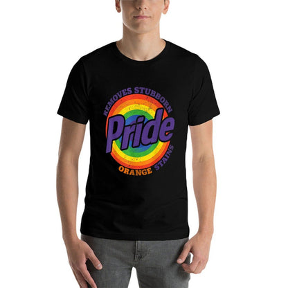 Pride Removes Stubborn Orange Stains Pride Month LGBTQ Retro  Soft T-Shirt