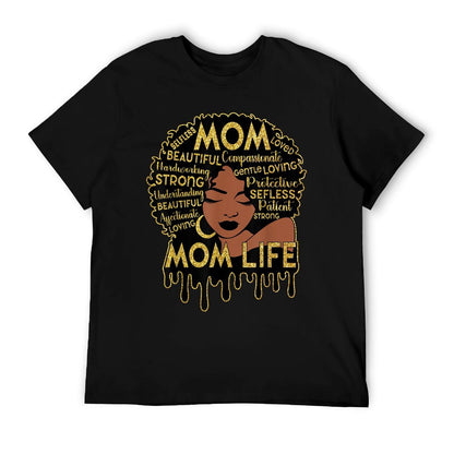 Black Women African American Black Mom Life Mother&#39;s Day T-Shirt