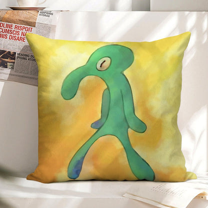 High Res Bold And Brash Repaint Linen Throw Pillow Cover
