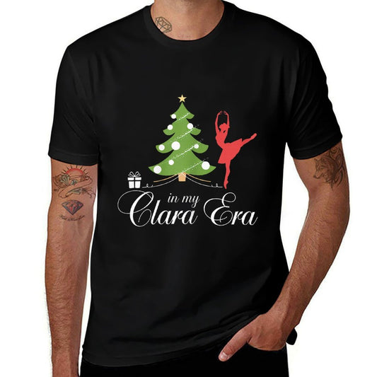In My Clara Era Nutcracker Holiday Christmas Xmas Pajama  Trendy Pattern T-Shirt