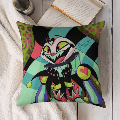 Excited Fizzarolli Linen Throw Pillow Cover