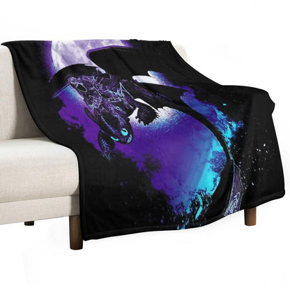 Soul of The Nightfury Throw Blanket