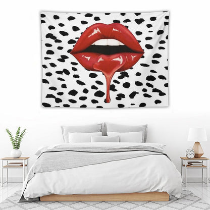 Drippy Lips Tapestry