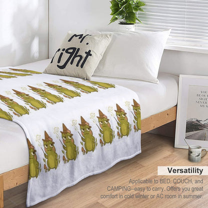 Twigs Frog Throw Blanket