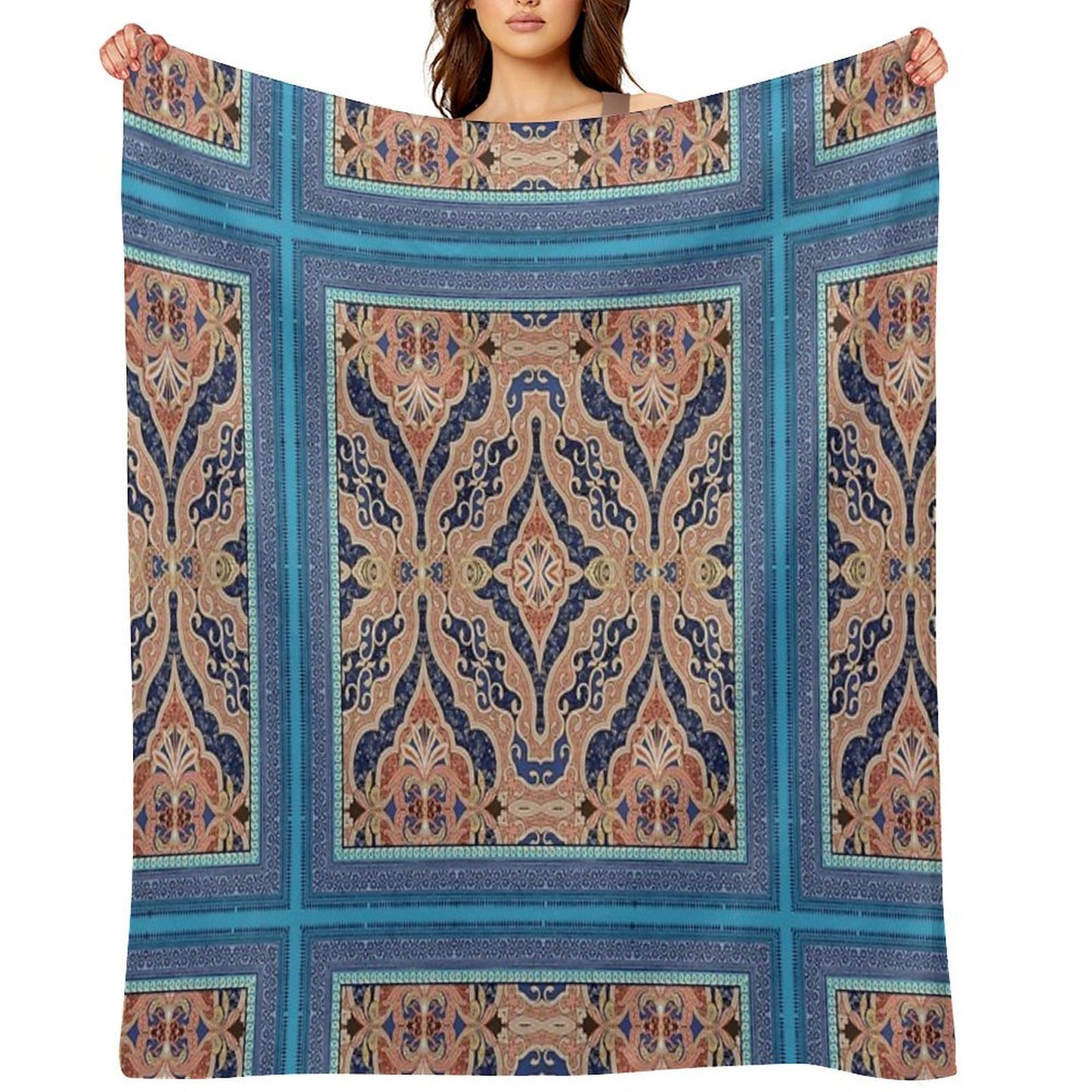 Arab Tapestry Throw Blanket