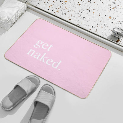 Get Naked - Pink Bath Mat