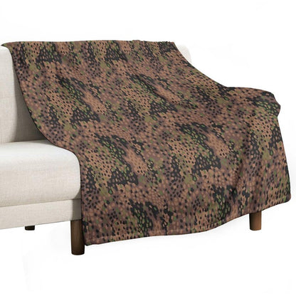 M44 Pea Dot Camo Throw Blanket