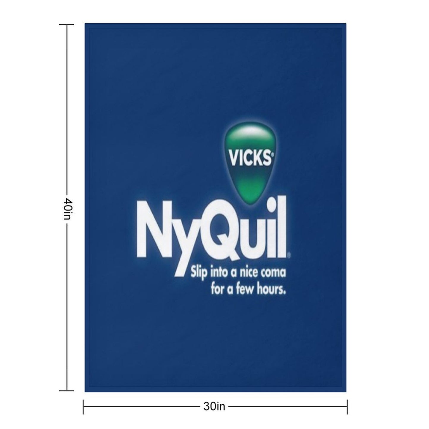 NyQuil Throw Blanket