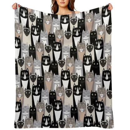 Cats #1 Throw Blanket
