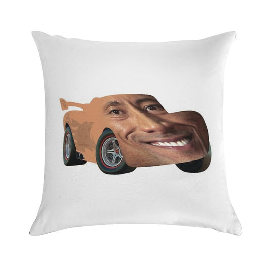 Lightning The Rock McQueen Soft Ultra-Soft Texture Throw Pillow