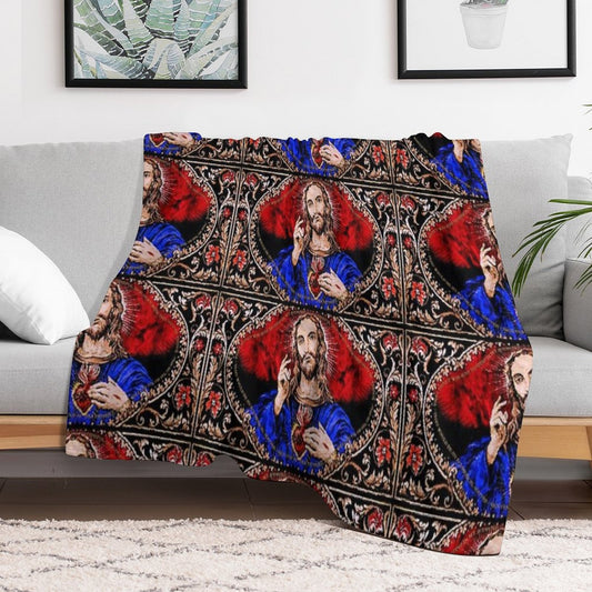 Father Ted Scared Sofa Throw Throw Blanket