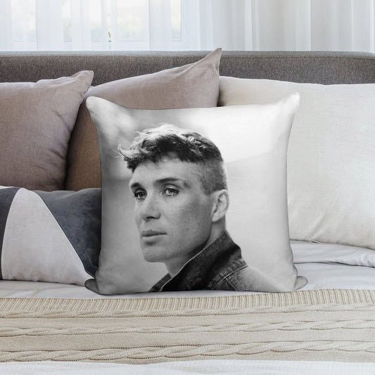 Cillian Murphy Soft Washable Throw Pillow