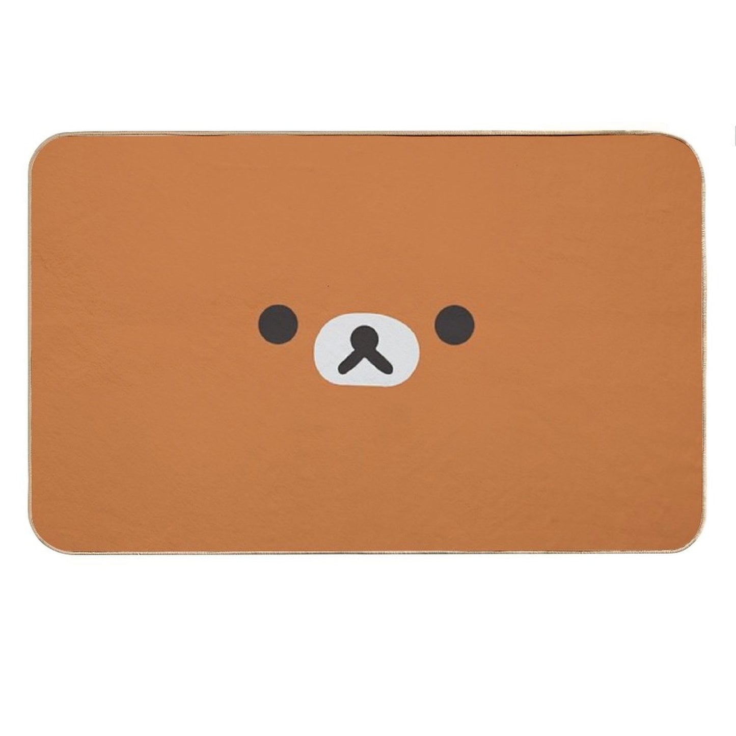 Rilakkuma Bear Face Bath Mat