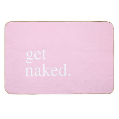 Get Naked - Pink Bath Mat
