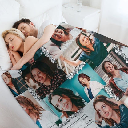 Amelia Shepherd Collage ) Throw Blanket