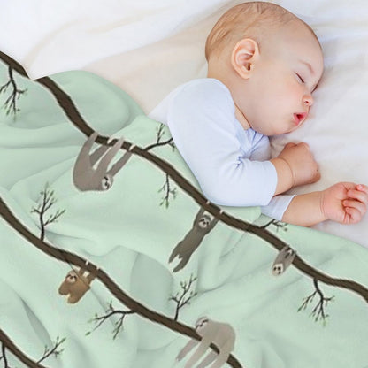 Sloths Throw Blanket