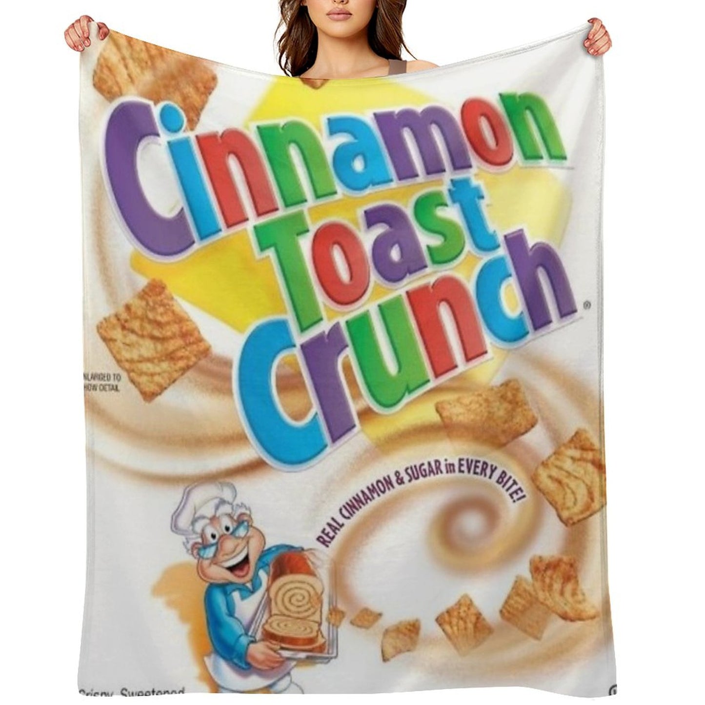 Cinnamon Toast Crunch Throw Blanket