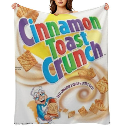 Cinnamon Toast Crunch Throw Blanket