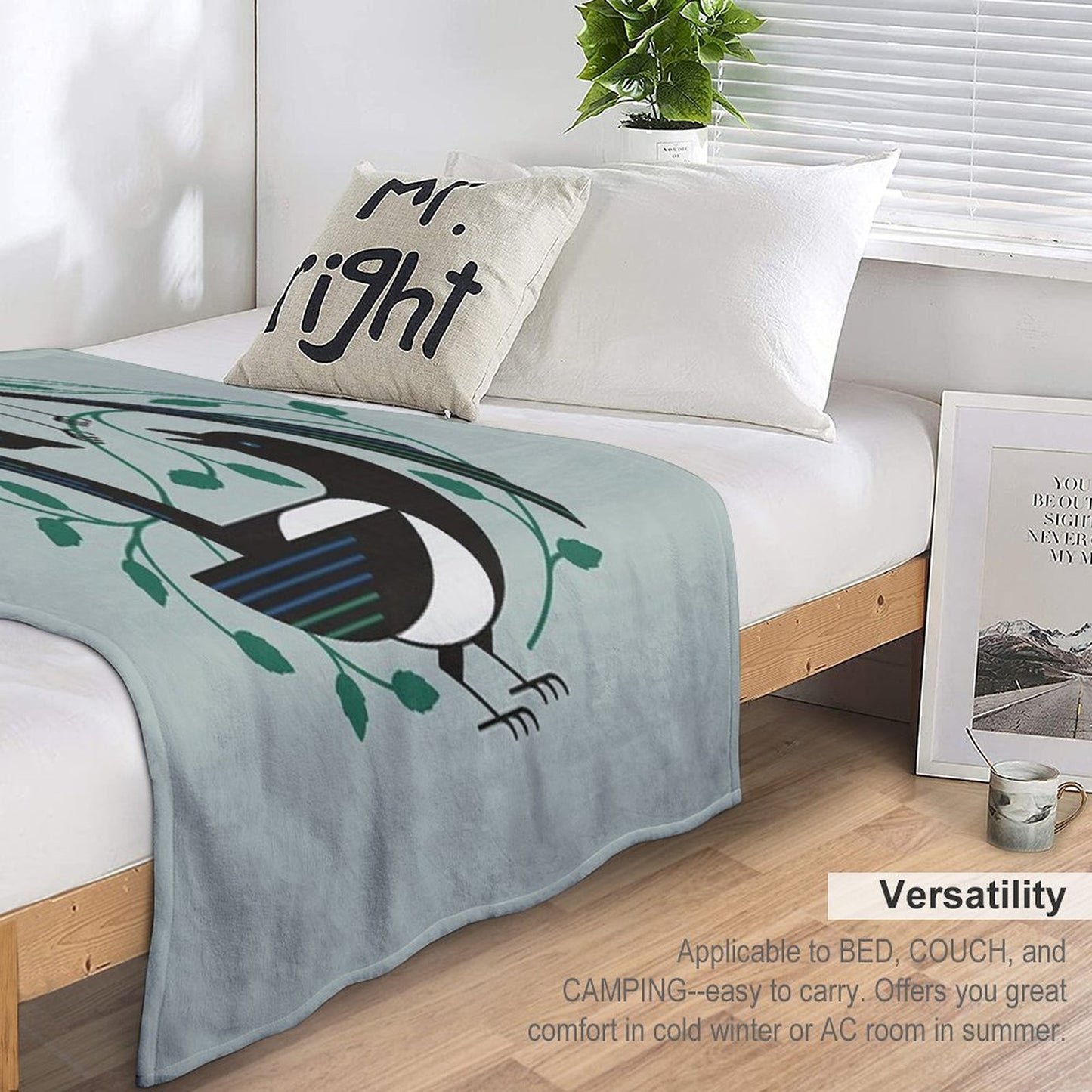 The Joy of Spring Throw Blanket