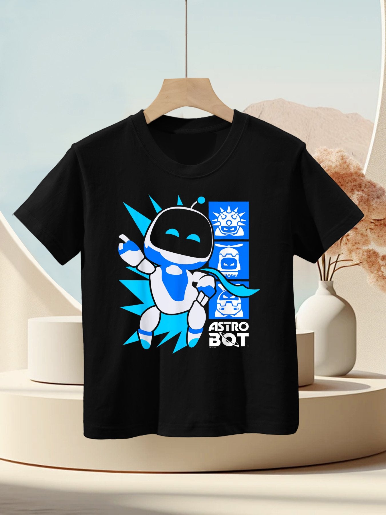Astro Bot Rescue Mission Victory Pose Game Kids T-Shirt