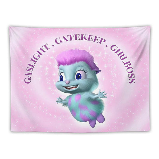 Bibble's Beliefs Gaslight Gatekeep Girlboss Tapestry