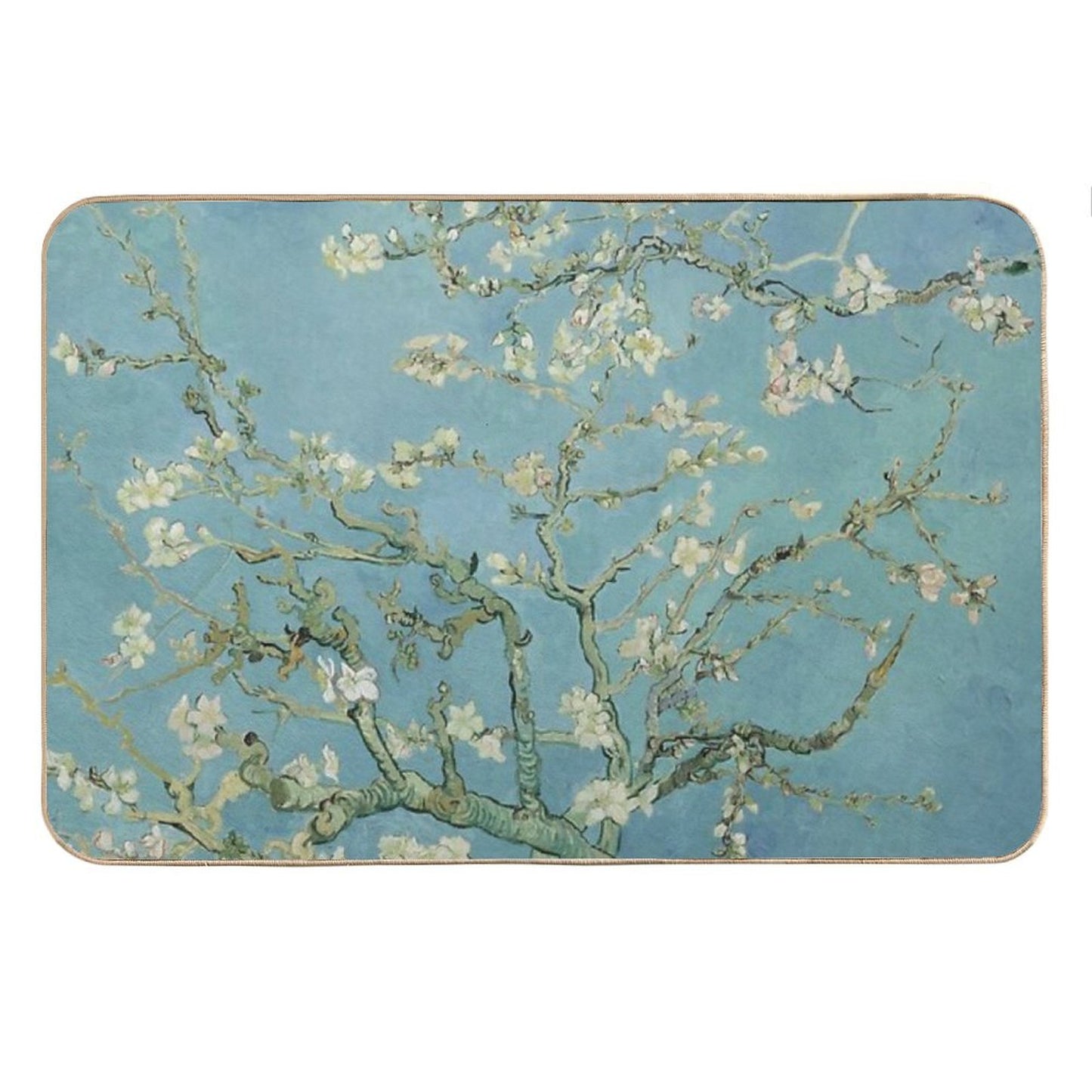 Almond Blossoms (High Resolution), Van Gogh Bath Mat