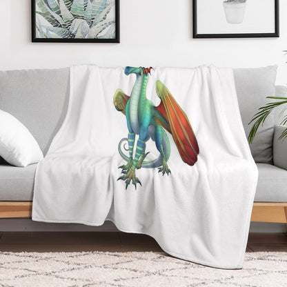 Glory The RainWing Throw Blanket