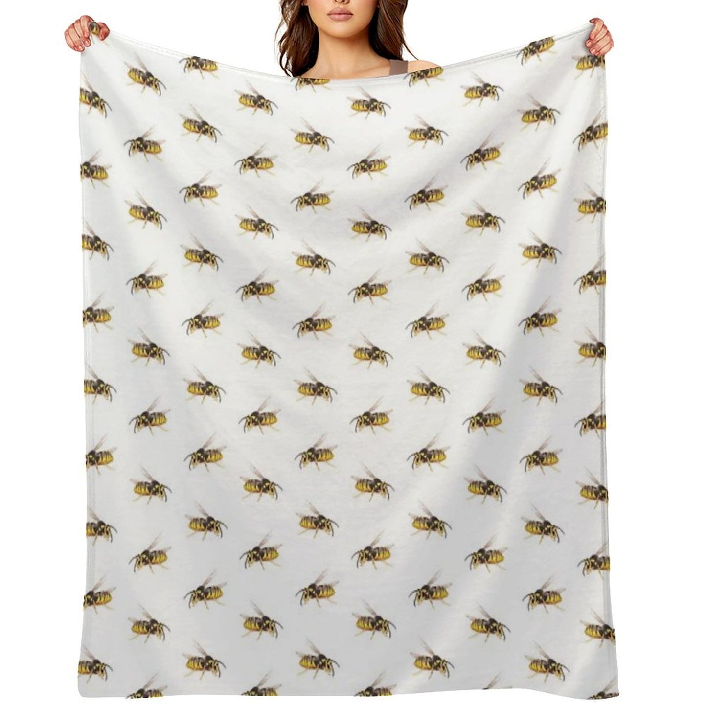 The Wasp Throw Blanket