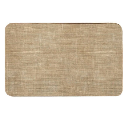 Natural Fabric Texture  Dirt-Trapping Bath Mat