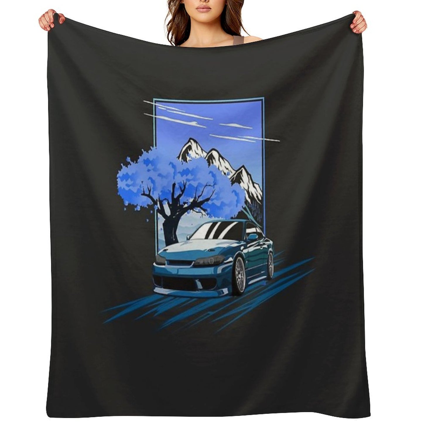 Nissan Silvia S15 Throw Blanket