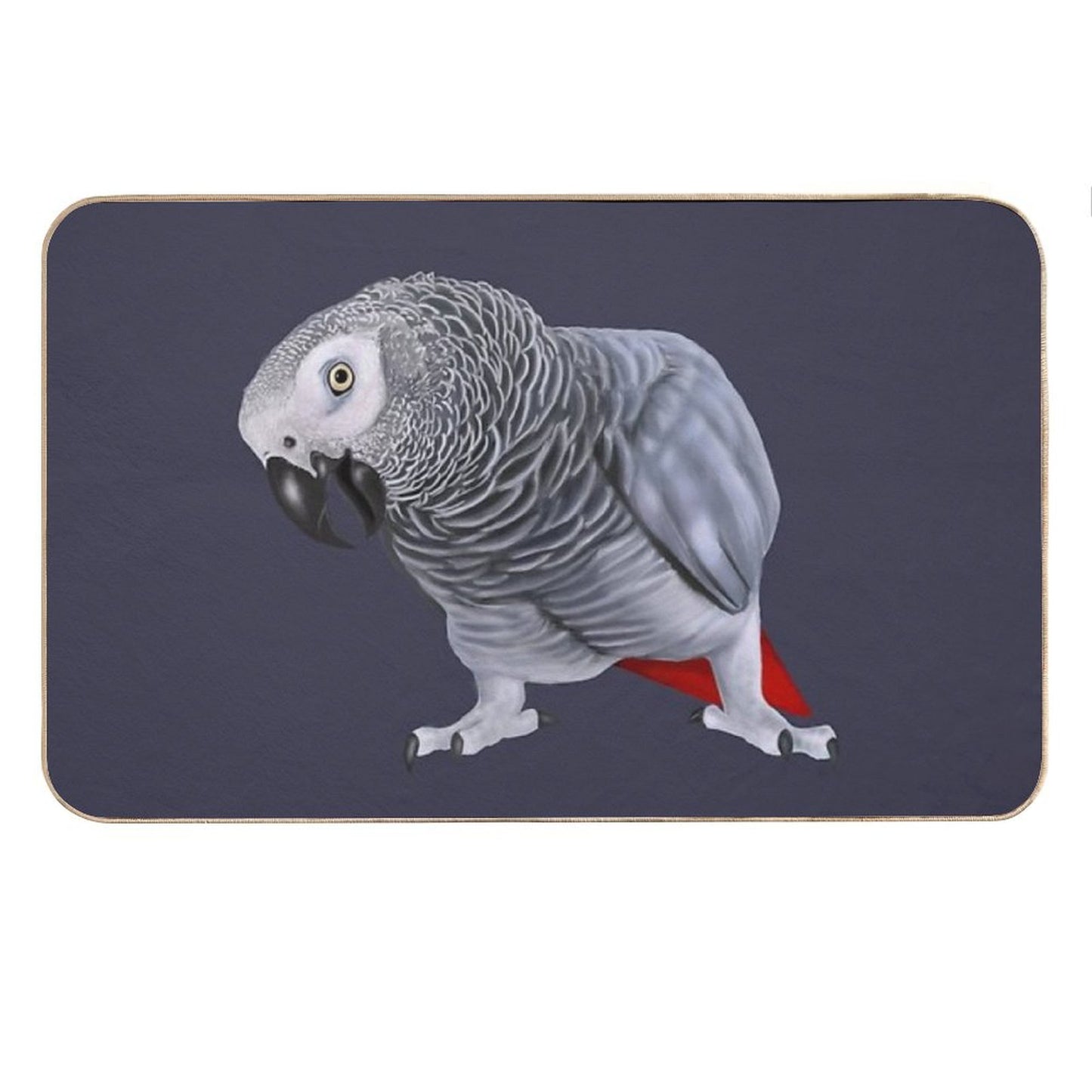 African Grey Parrot Bath Mat