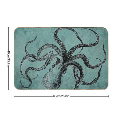 Vintage Octopus Bath Mat