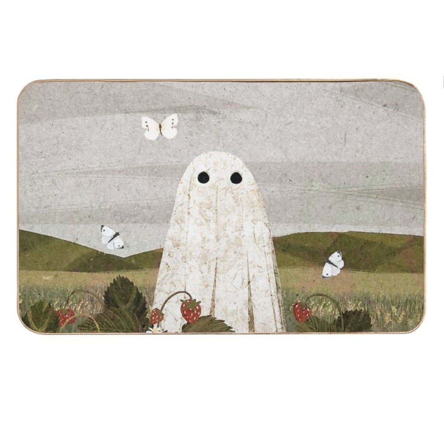 Strawberry Fields Bath Mat