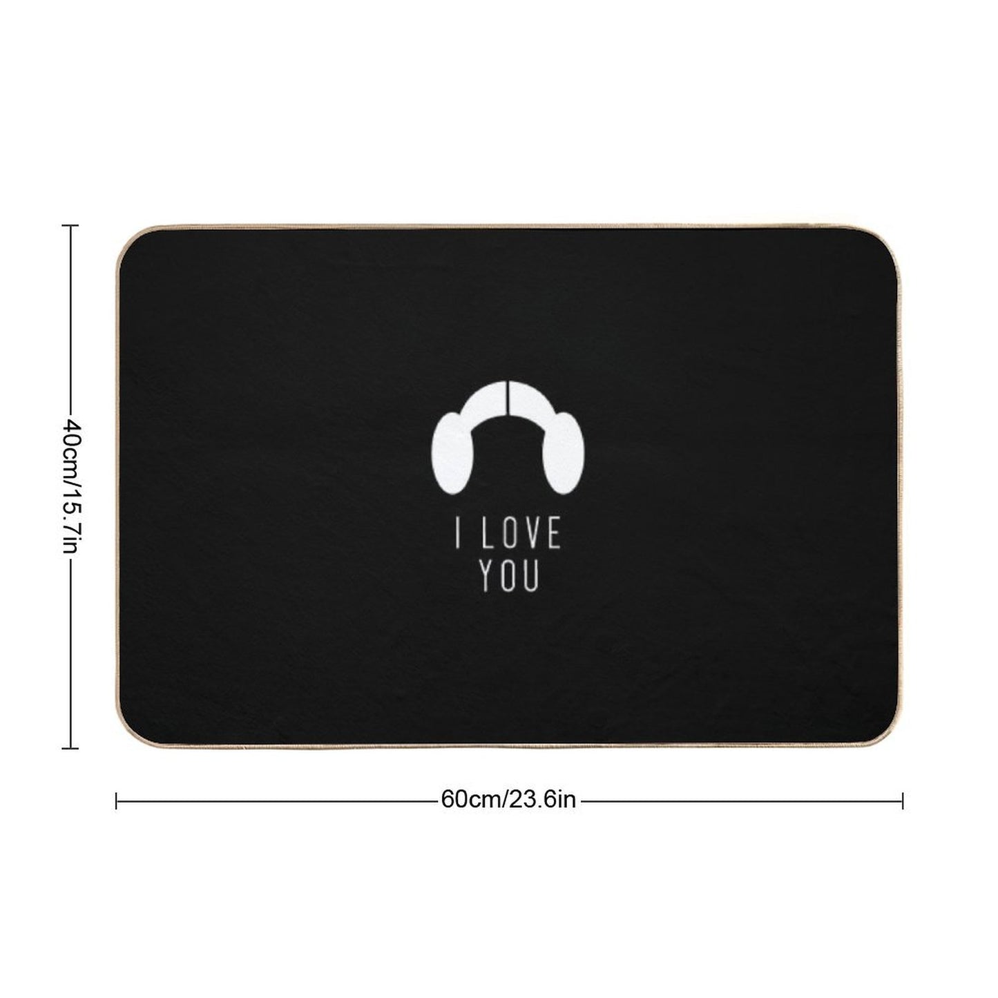 Solo And Leia Love Set for Her - 2 of 2 Bath Mat