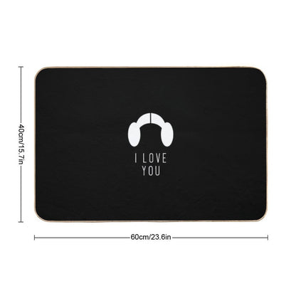 Solo And Leia Love Set for Her - 2 of 2 Bath Mat