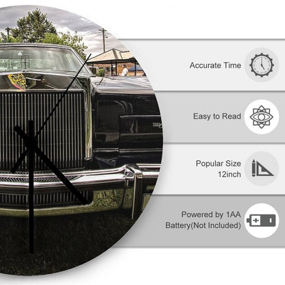 1969 Lincoln Continental Mark III Wall Clock