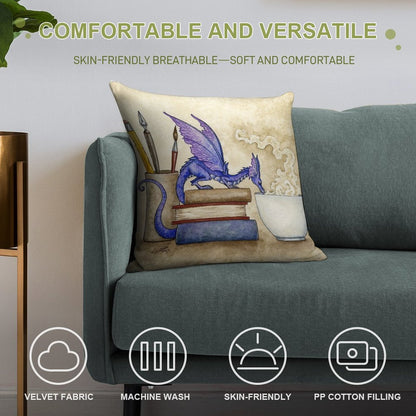 Whats In Here Soft Home Decor Throw Pillow