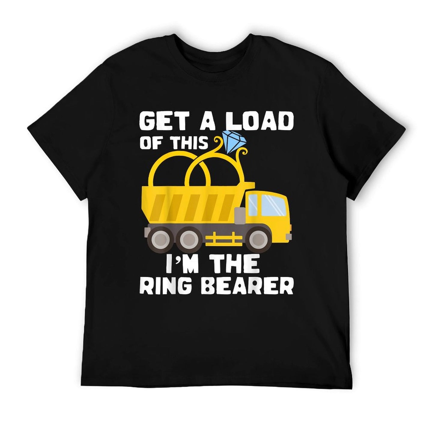 Ring Bearer Shirt Funny Wedding Truck Boys Gift Idea T-Shirt